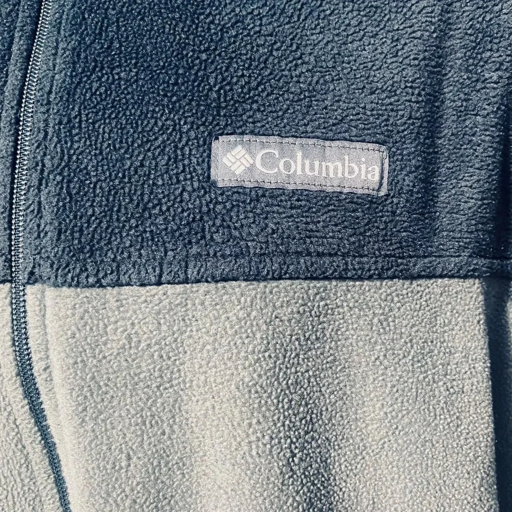 Columbia Performance Fleece Jacket Black and Gray - Picture 6 of 13